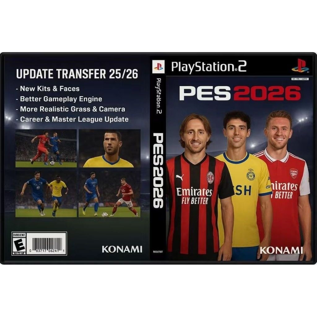 KASET PS2 PES 2026 TERBARU-KASET PES 2026 PS2-KASET PES 2026 PS 2-GAME PES 2026 PS2-KASET PS2 PES 20