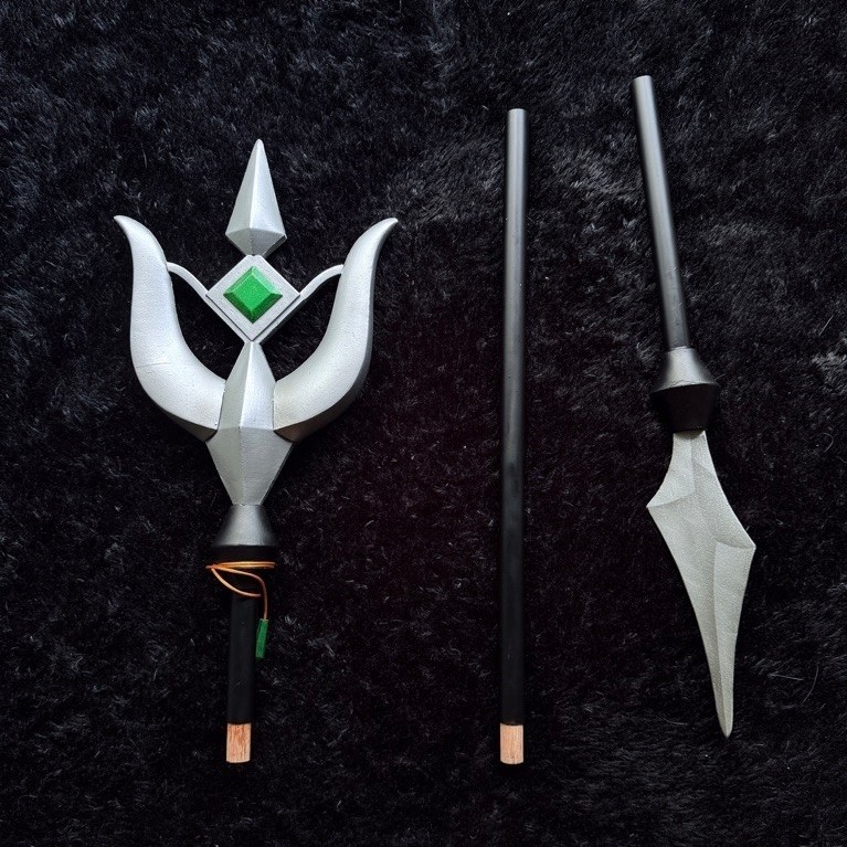 Ubel Weapon Tombak Mainan Cosplay Anime Frieren Cos
