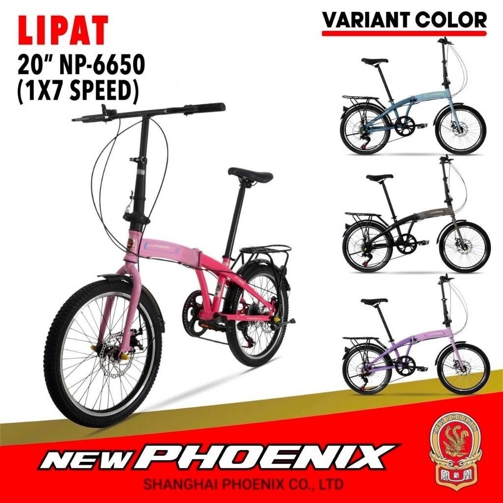 Sepeda Lipat New Phoenix 6650 Ring 20 | Sepeda Lipat Ukuran 20 New Phoenix 6650