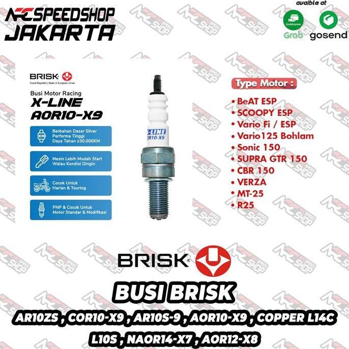 Busi Motor Suzuki Satria RU BRISK Silver L14C