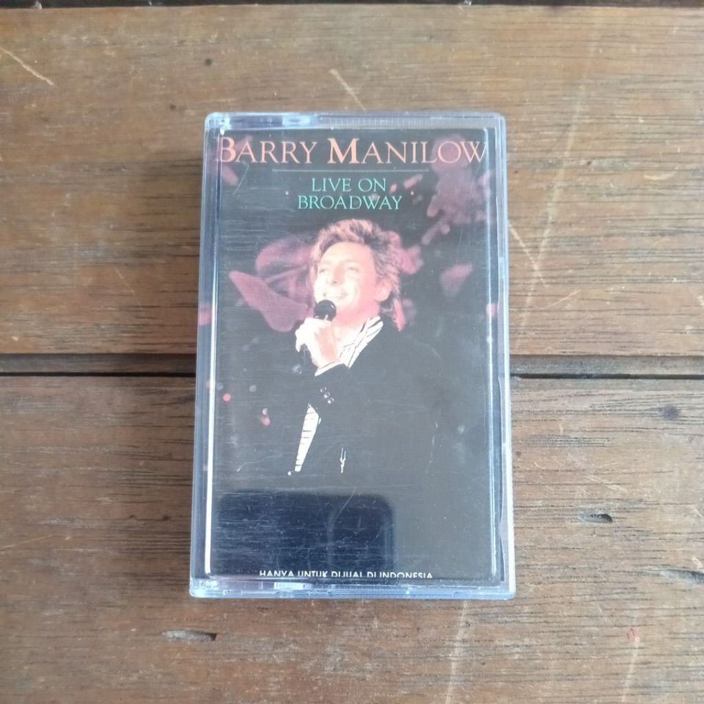 Kaset Barry Manilow Live On Broadway