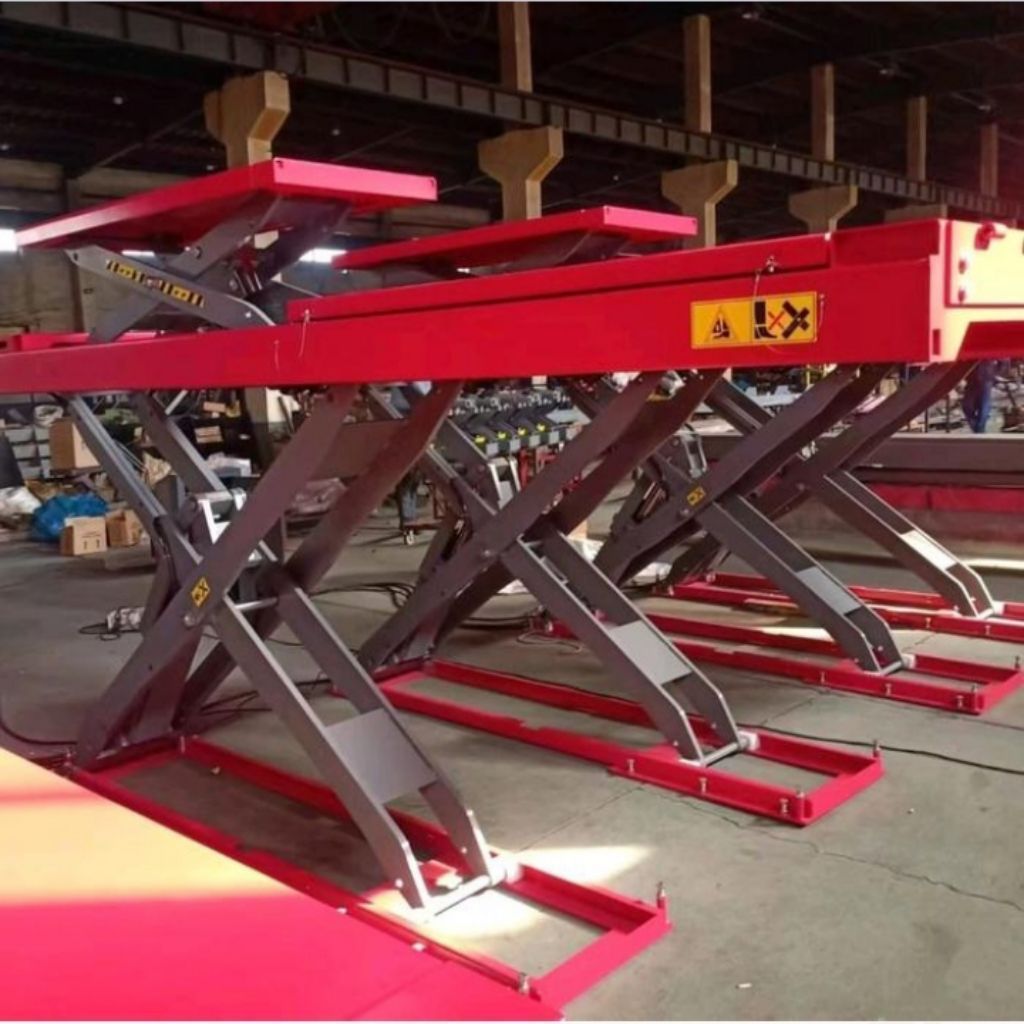 Scissor Lift Car Spooring Mobil 4 Ton Lift Gunting Bengkel Mobil 4000kg