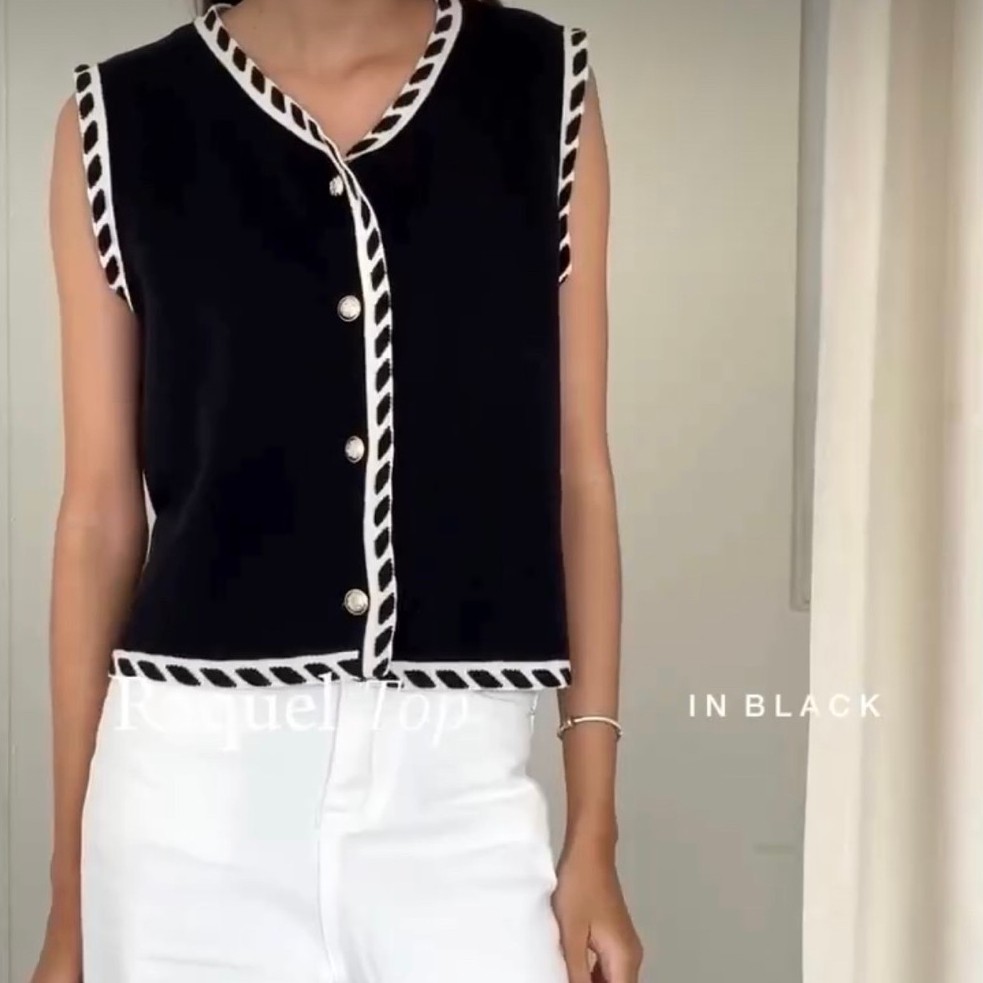 ETNI top in black preloved