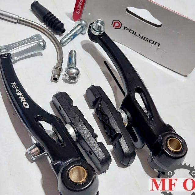 Rem V Brake Set Tektro Alloy With Linear Spring Polygon Vbrake