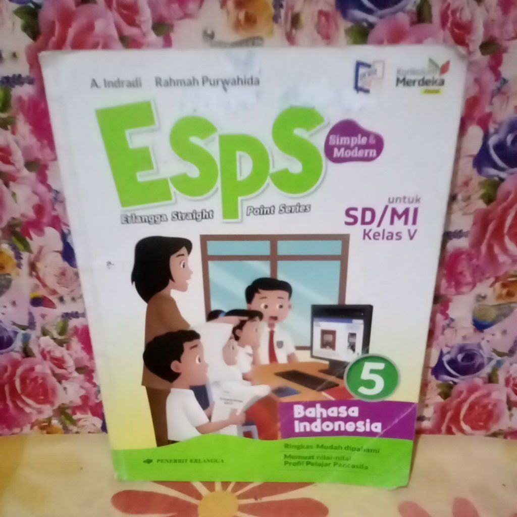 Buku Bekas Esps 5 Bahasa Indonesia SD/MI Kelas V Kurikulum Merdeka Original