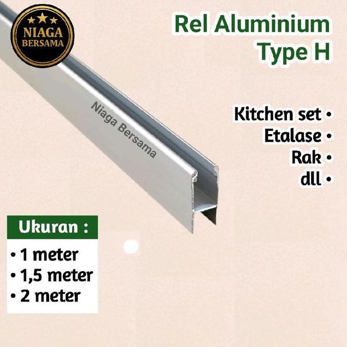 Rel Aluminium H Etalase Kitchen Set Sliding Showcase