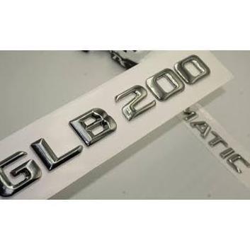 EMBLEM TULISAN MERCEDES BENZ GLB200 GLB250 GLB300 EMBLEM BAGASI GLB200 ASLI