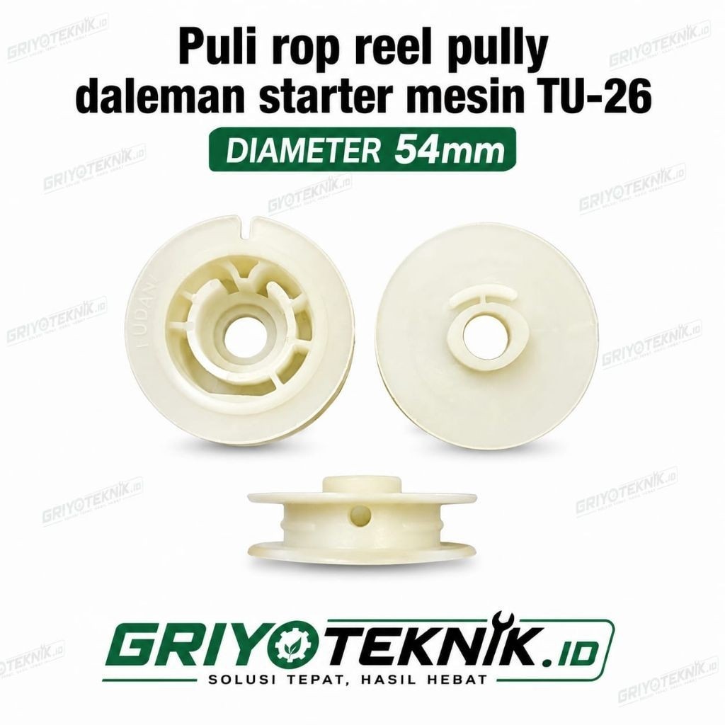 Pully Rop Reel Pully daleman Starter Mesin TU-26 Diameter 54mm