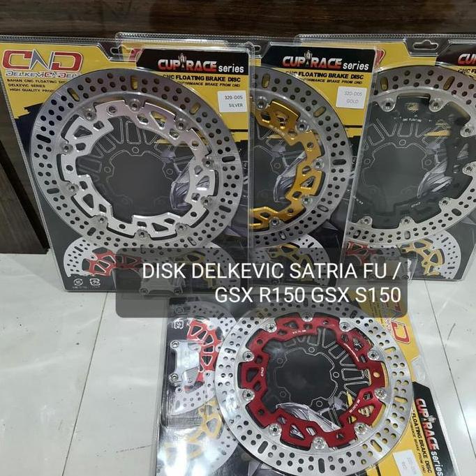 CAKRAM DISC DEPAN LEBAR CND DELKEVIC SUZUKI GSX R150/ GSX S150 UK320MM
