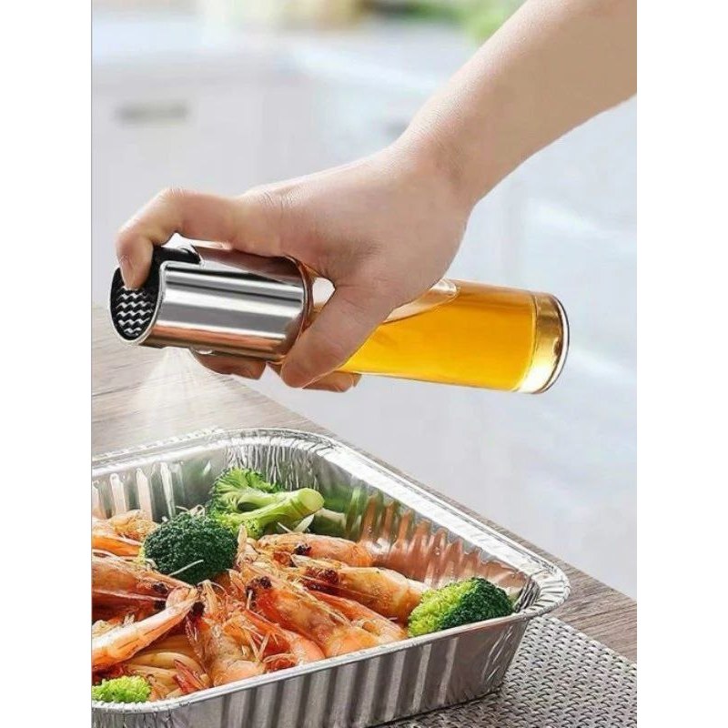 Botol Spray Minyak Kaca 100ml Botol Kecap Asin Dapur Semprot 100 ml
