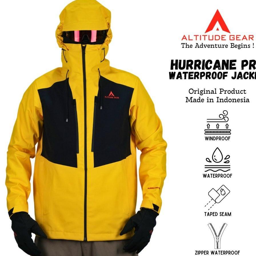 Altitude Gear Hurricane Pro Jaket Outdoor Pria Wanita Goretex Waterproof