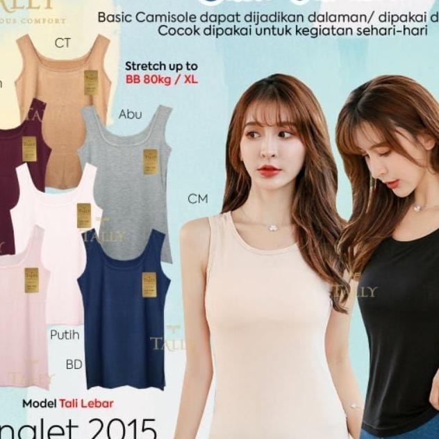 Tally Camisol Tanktop Tali Lebar 2015 Bamboo Collection