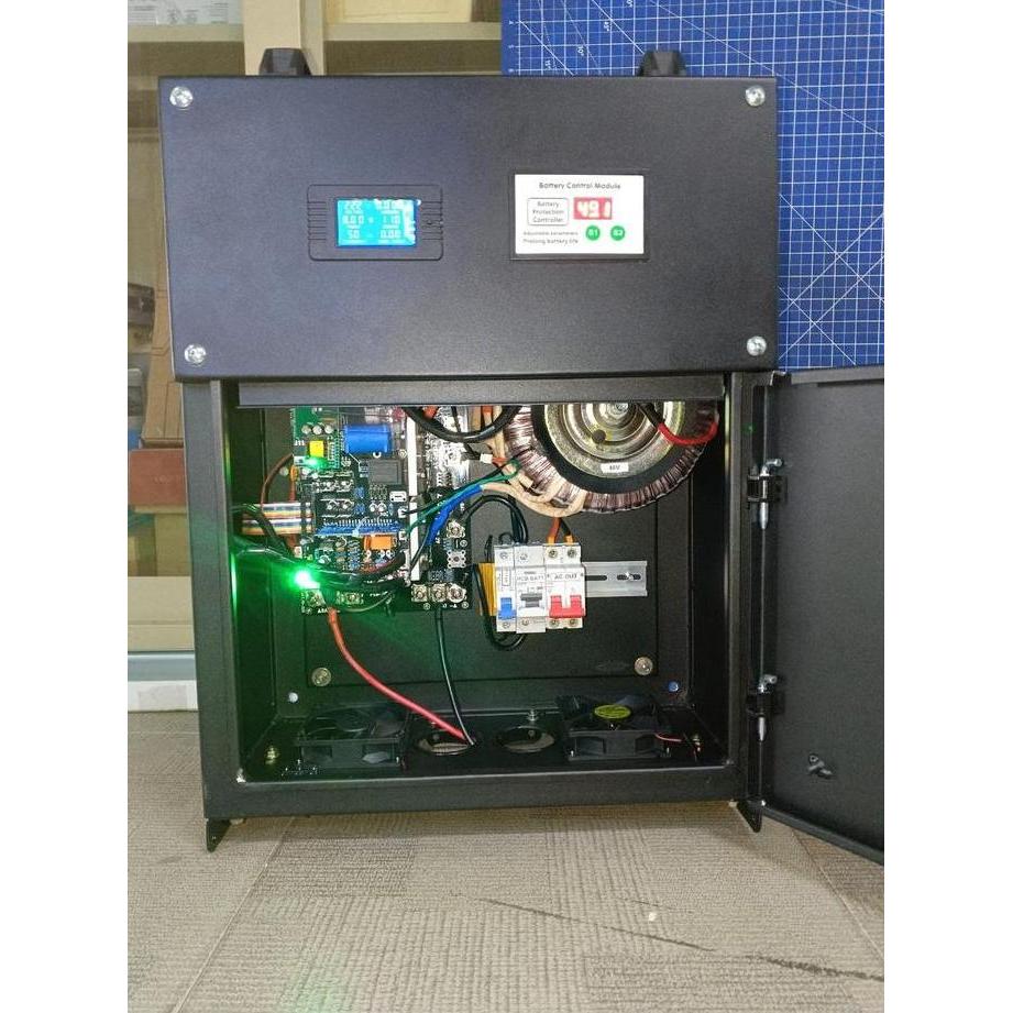 BEBAS ONGKIR - Box panel inverter lengkap trafo 5000 W PSW 5000w low frequency