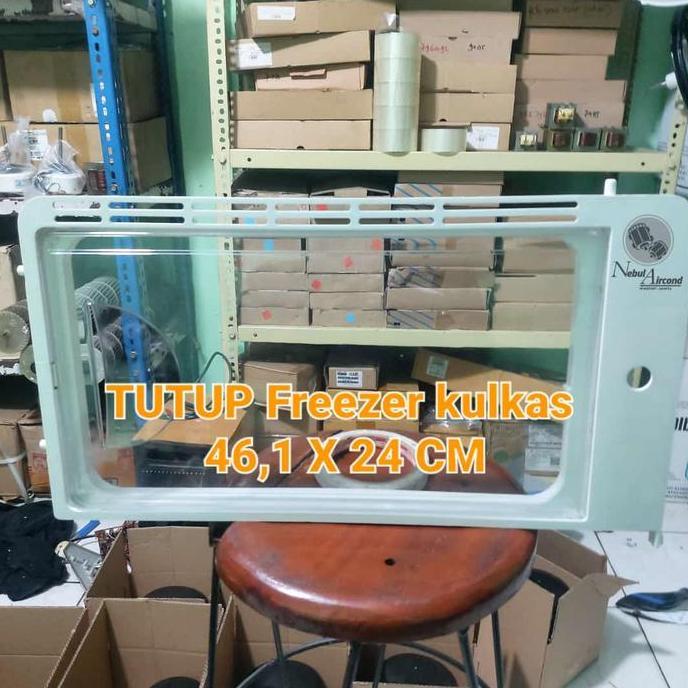 TUTUP RAK FREEZER KULKAS MIDEA THOSHIBA HS235HBR ORI 46.1 X 24 CM NEBU