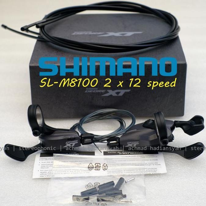 2 x 12 speed Shifter XT 2x12speed M8100 Shifter 2x12 speed SHIMANO XT