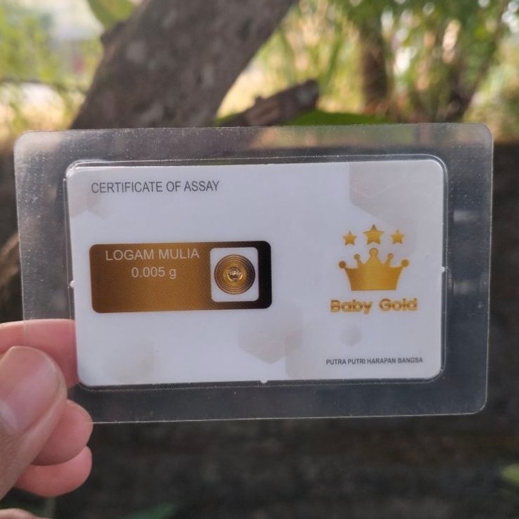 Baby Gold Emas Mini 0,005 Gram