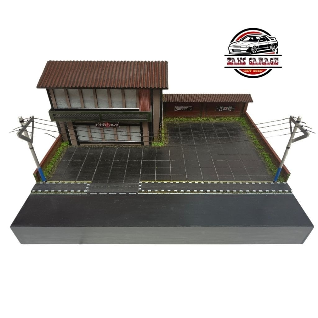 diorama rumah jepang skala 1:64
