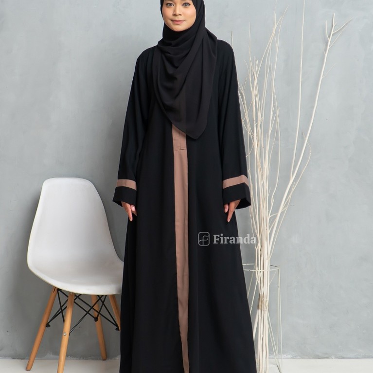 Firanda Abaya Arumi - Abaya Basic Polos - Gamis Dress Syar'i