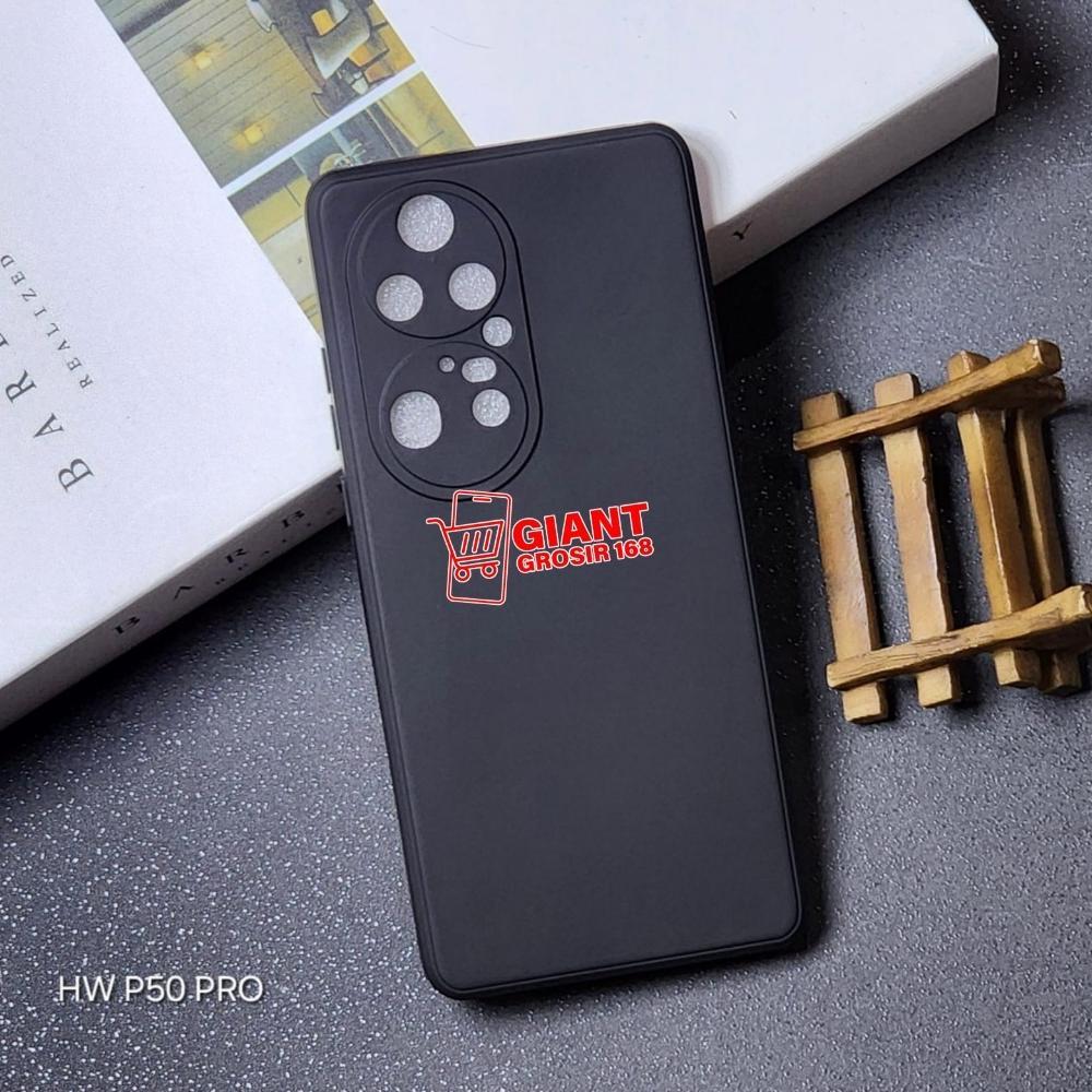 PAKET HEMAT HUAWEI P20 PRO HUAWEI P50 HUAWEI P50 PRO CASE MACARON BLACK SILICON BLACK HUAWEI P20 PRO