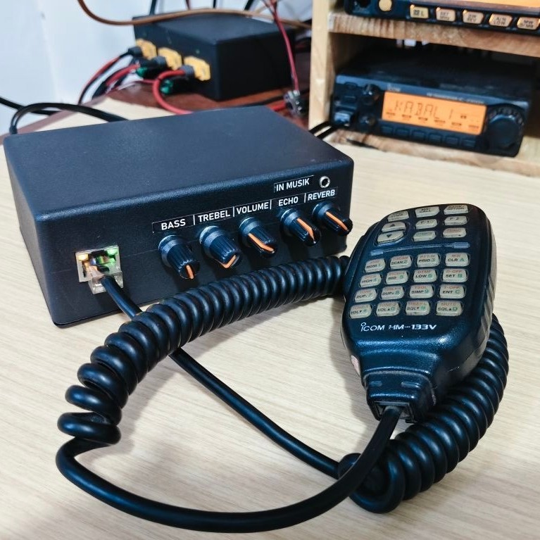 ECHO MODULASI MYCOM REVERB AKSESORIS UTK RADIO RIG ICOM YAESU KENWOOD ALINCO MINI RIG MOTOROLA DLL