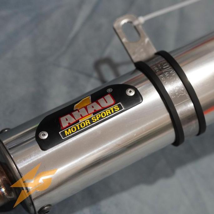 Knalpot AHAU Ninja R standar L 39 stainless