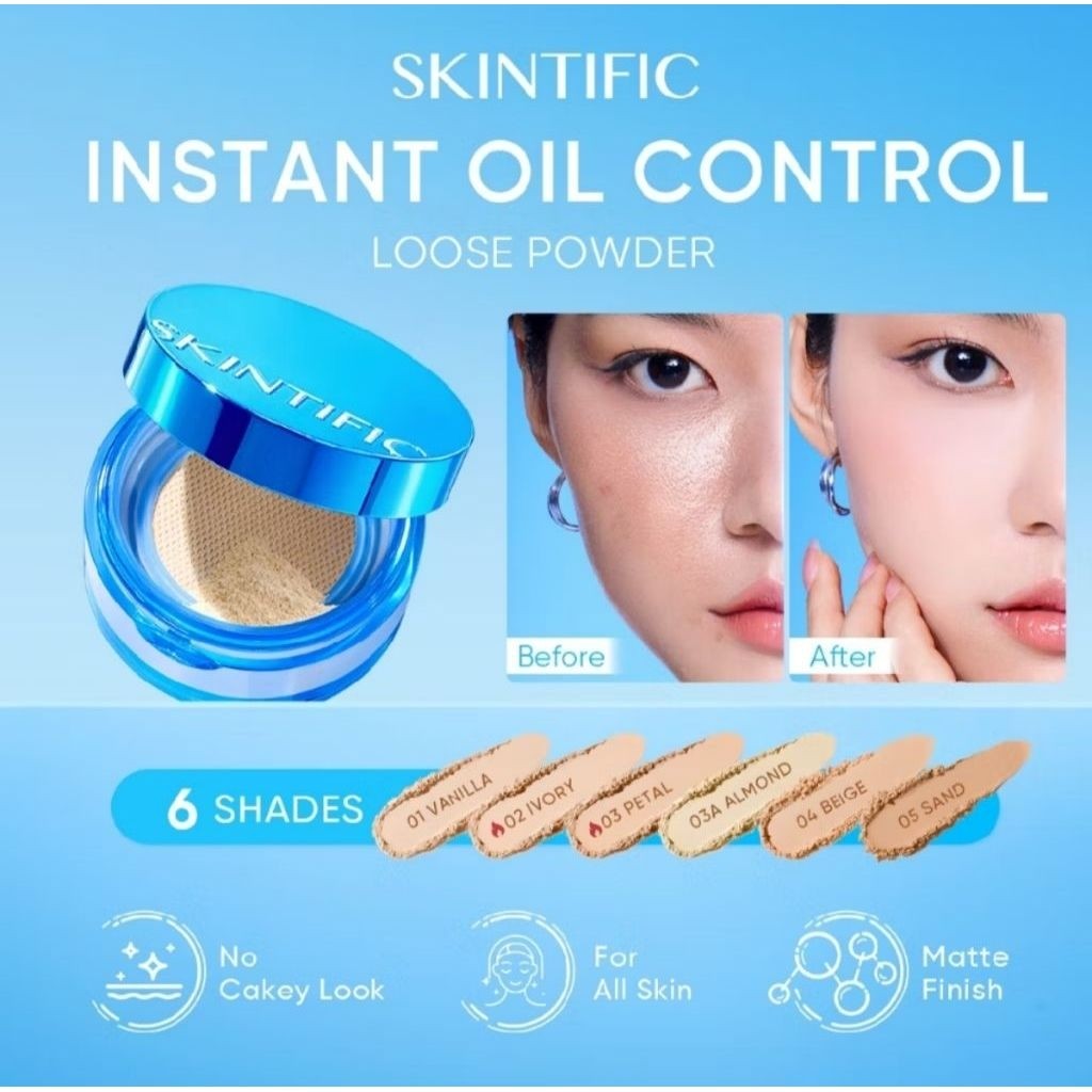 skintific loose powder