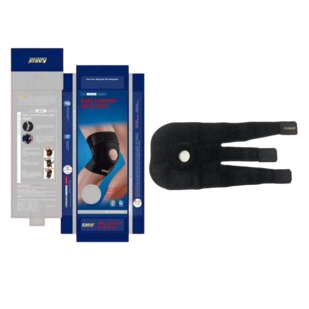 KNEE KANSA SUPPORT 758 BLACK Seperti Lp758