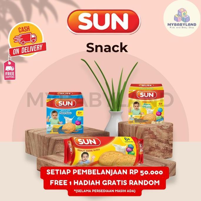 Milkkita- Sun Snack Bayi | Sun Marie Biskuit | Sun Rusk Susu | Sun Biskuit Marie Susu | Sun Baby Rus