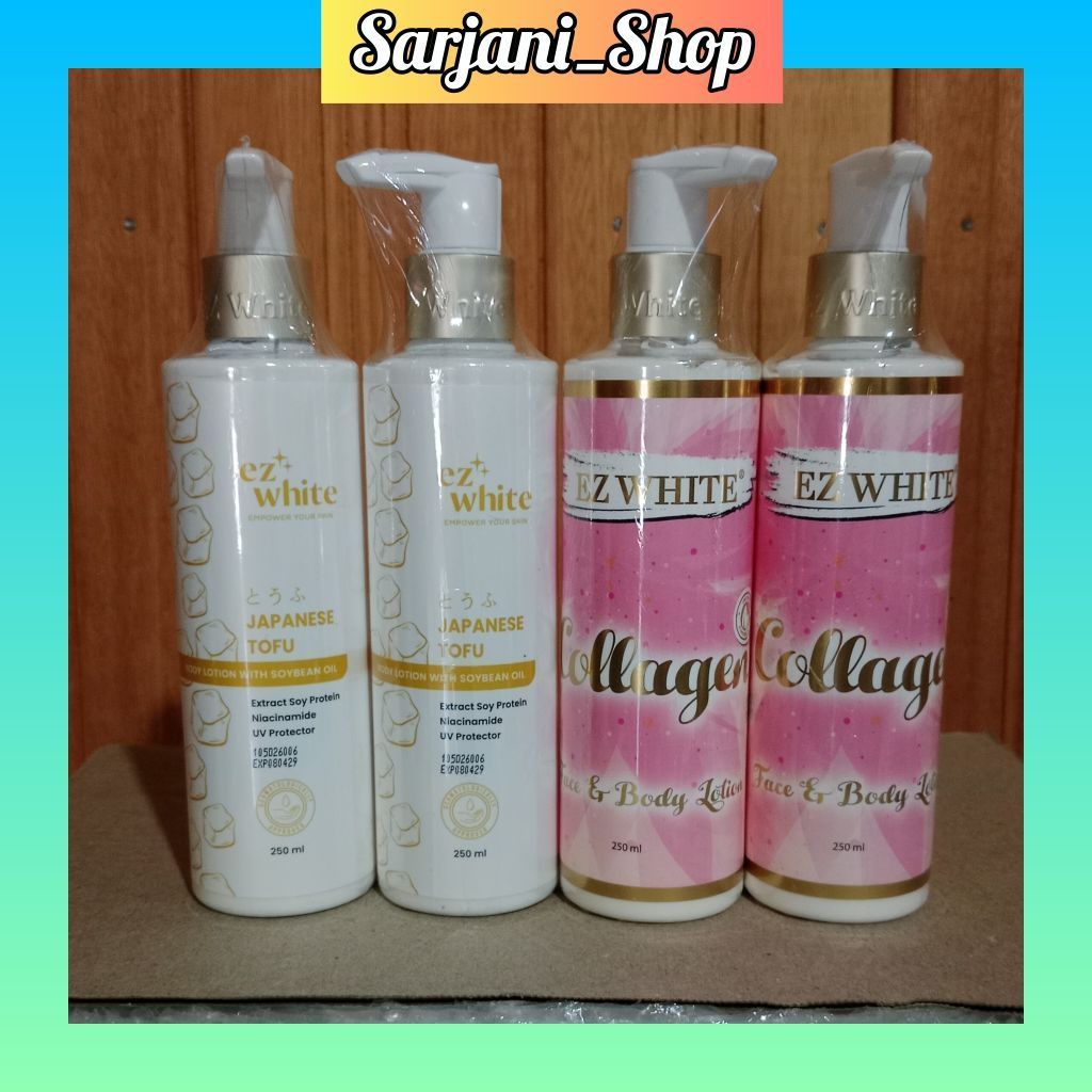 * Sarjani Shop * Body Lotion Ez White Japanese Tofu Collagen 250ml