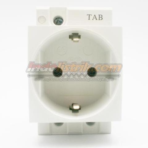 Industrial Panel Socket DIN RAIL TAB