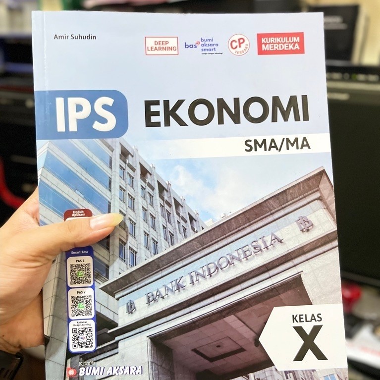BUKU PELAJARAN IPS EKONOMI KELAS 10(X) KURIKULUM MERDEKA PENERBIT BUMI AKSARA ORIGINAL
