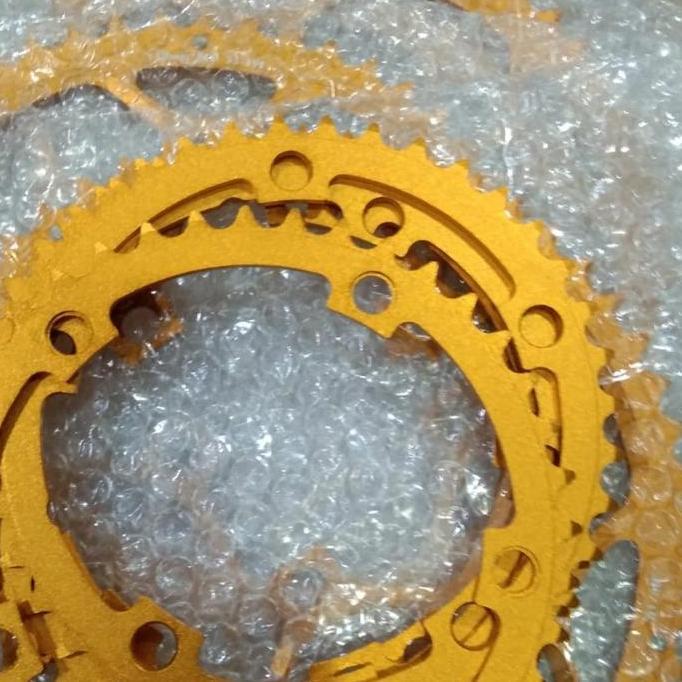 Promo Chainring double LITEPRO ORI 56t 44t 56 44 crankset dual speed Diskon