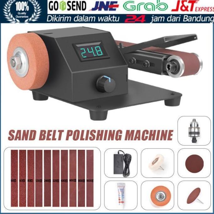CHICKLEP Mesin Amplas duduk Belt Disc Sander Amplas Grinder Mini Duduk Electric