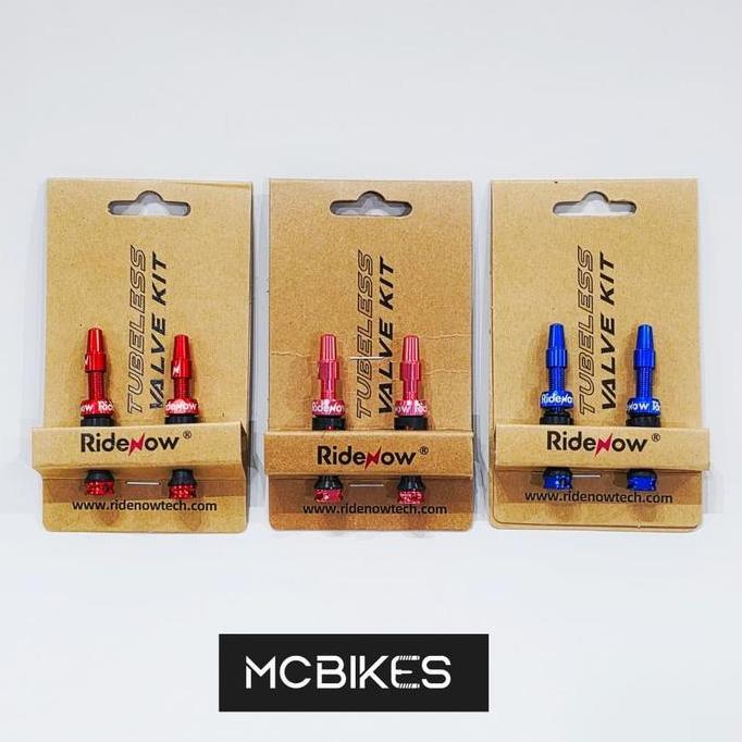 Ridenow Tubeless Valve Kit - Presta Valve