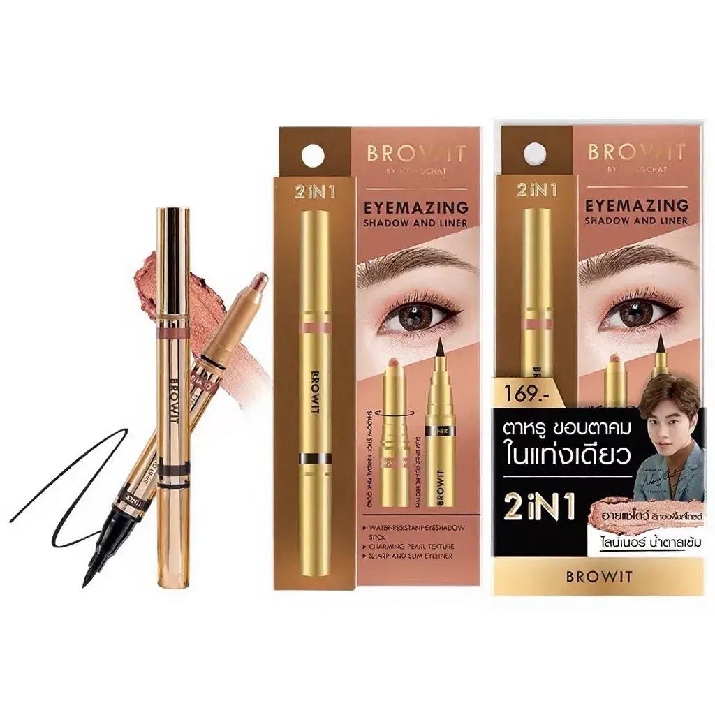 Browit Eyemazing Shadow and Liner | Eyeshadow Stick dan Eyeliner