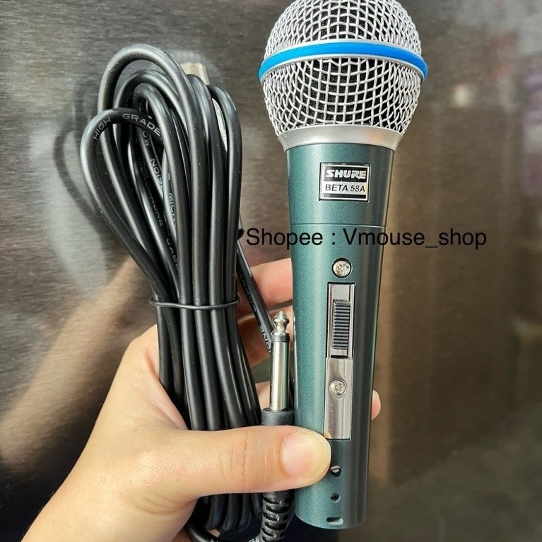 MICROPHONE SHURE KABEL - MIC KABEL SHURE - MIC MURAH PALEMBANG - MIC BAGUS JERNIH SUARANYA - MIKROFO