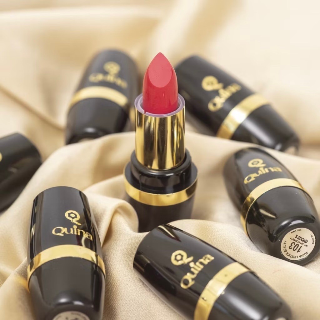Quina Lipstick Beauty/Lipstik Make Up/Lipstik Padat (Shade 104)