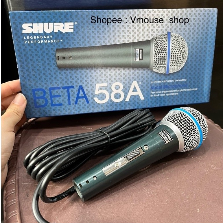 MICROPHONE SHURE KABEL - MIC KABEL SHURE - MIC MURAH PALEMBANG - MIC BAGUS JERNIH SUARANYA - MIKROFO