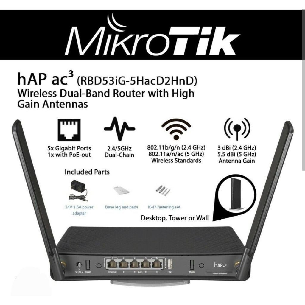 MikroTik hAP AC3 RBD53iG