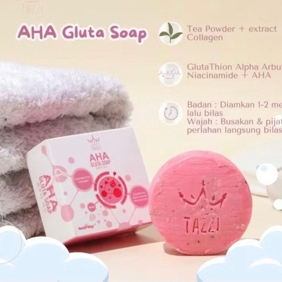 3 Sabun Aha Gluta Soap tazzi (TIGA PCS)