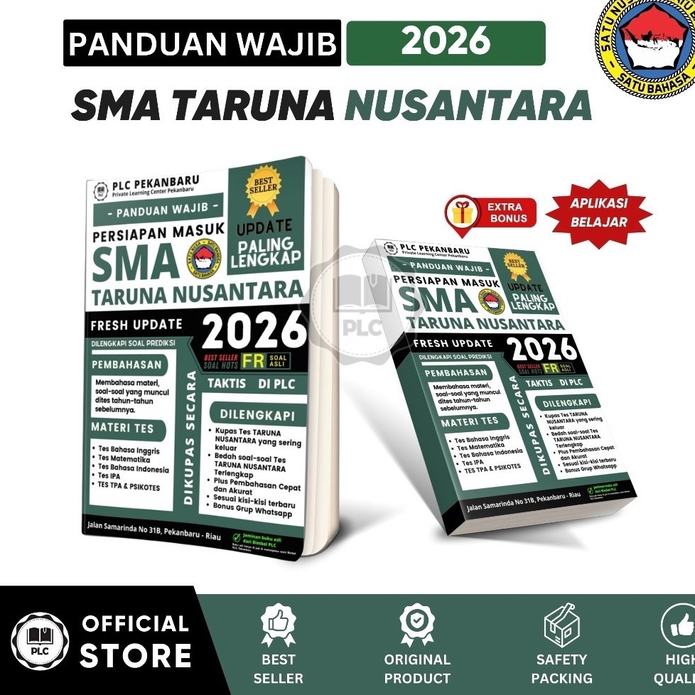 Buku Soal Persiapan TesTaruna Nusantara 2026
