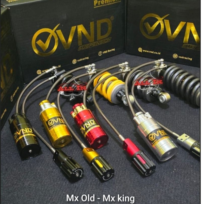 MONOSHOCK VND AK666 TABUNG PISAH MX OLD MX KING 205MM SHOCKBREAKER SHOCK BELAKANG MX KING