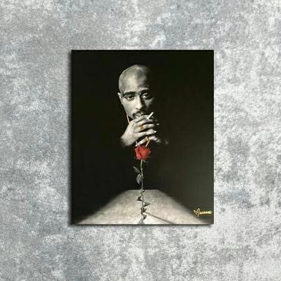 POSTER DINDING TUPAC SHAKUR ART RAPP FBBOOK