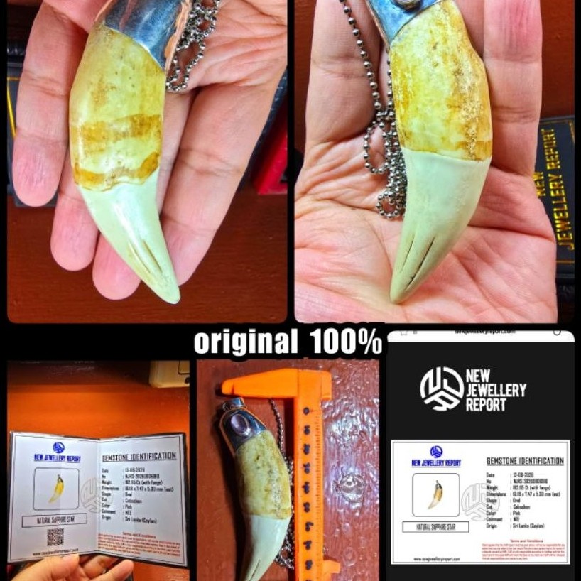 barang asli 100% & big jumbo ya bos + silver perak liontin