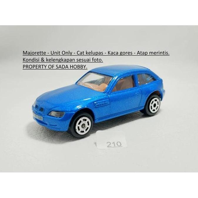MAJORETTE BMW Z3 COUPE BIRU UNIT ONLY HS99