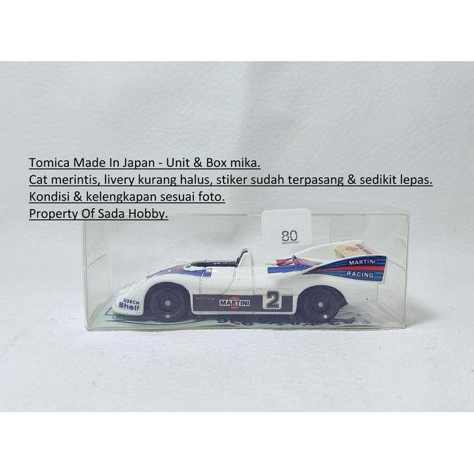 VINTAGE TOMICA FOREIGN F43 PORSCHE 936 TURBO PUTIH JAPAN UNIT ONLY HS99