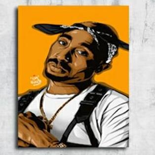 POSTER HIASAN DINDING TUPAC SHAKUR FBBOOK
