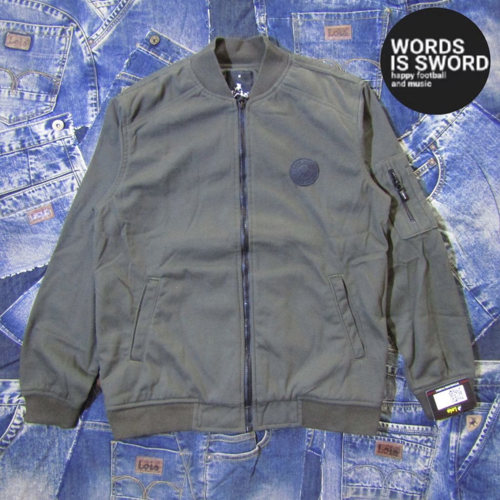 LOIS JEANS JACKET BOMBER GREEN - MJF215AR -