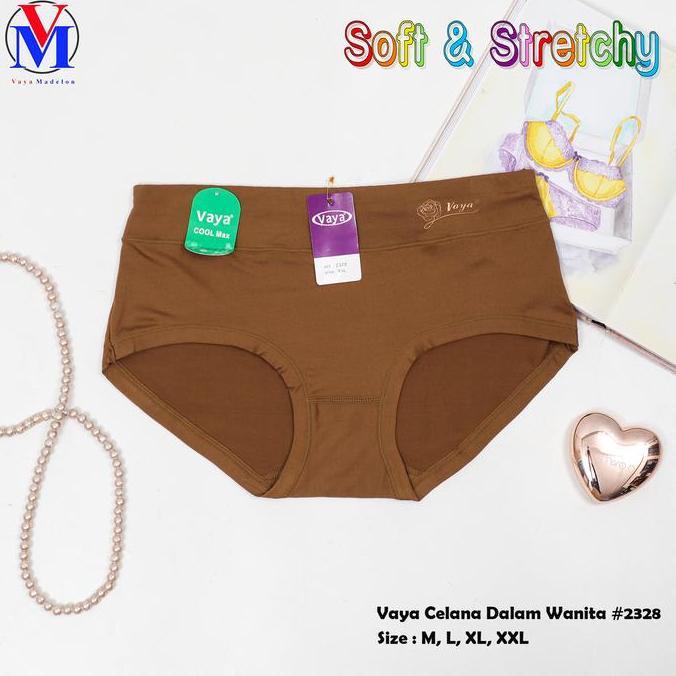 Vaya (6PCS Warna Random) Celana Dalam Wanita Art 2328 ( Vaya SOFT )