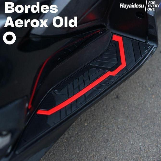 Ikbsh_ Karpet Board Rest Bordes Motor Yamaha Aerox Old (2017-2020) (Kanan & Kiri)